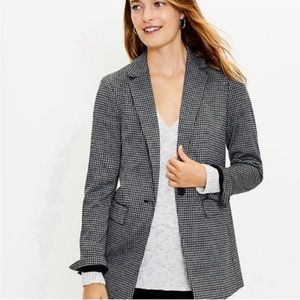 Loft Women’s Houndstooth Blazer